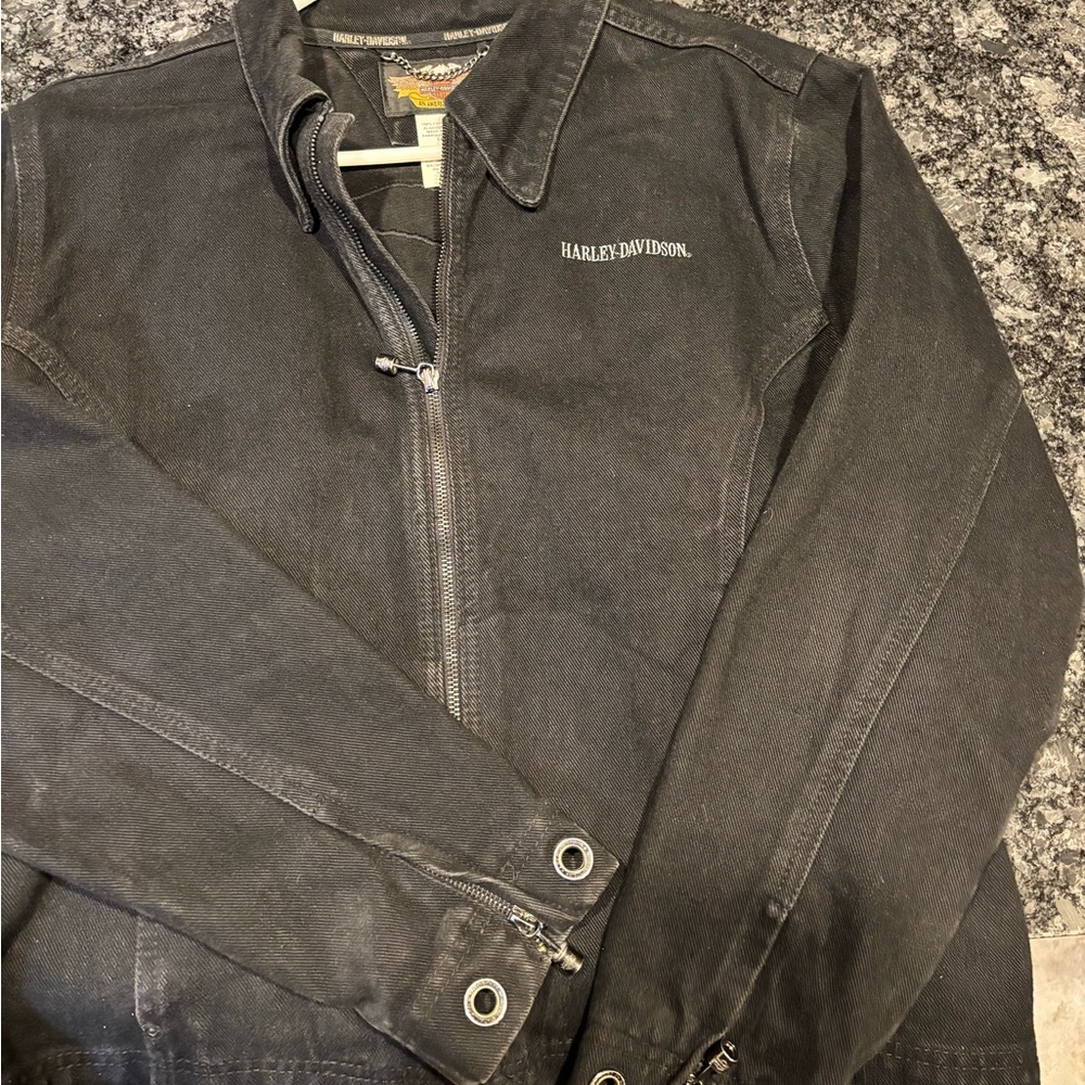 Women’s extra large Harley Davidson, Jean jacket